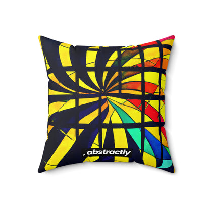 Geraldine Sutherland - Normal Force, Abstractly - Faux Suede Throw Pillow