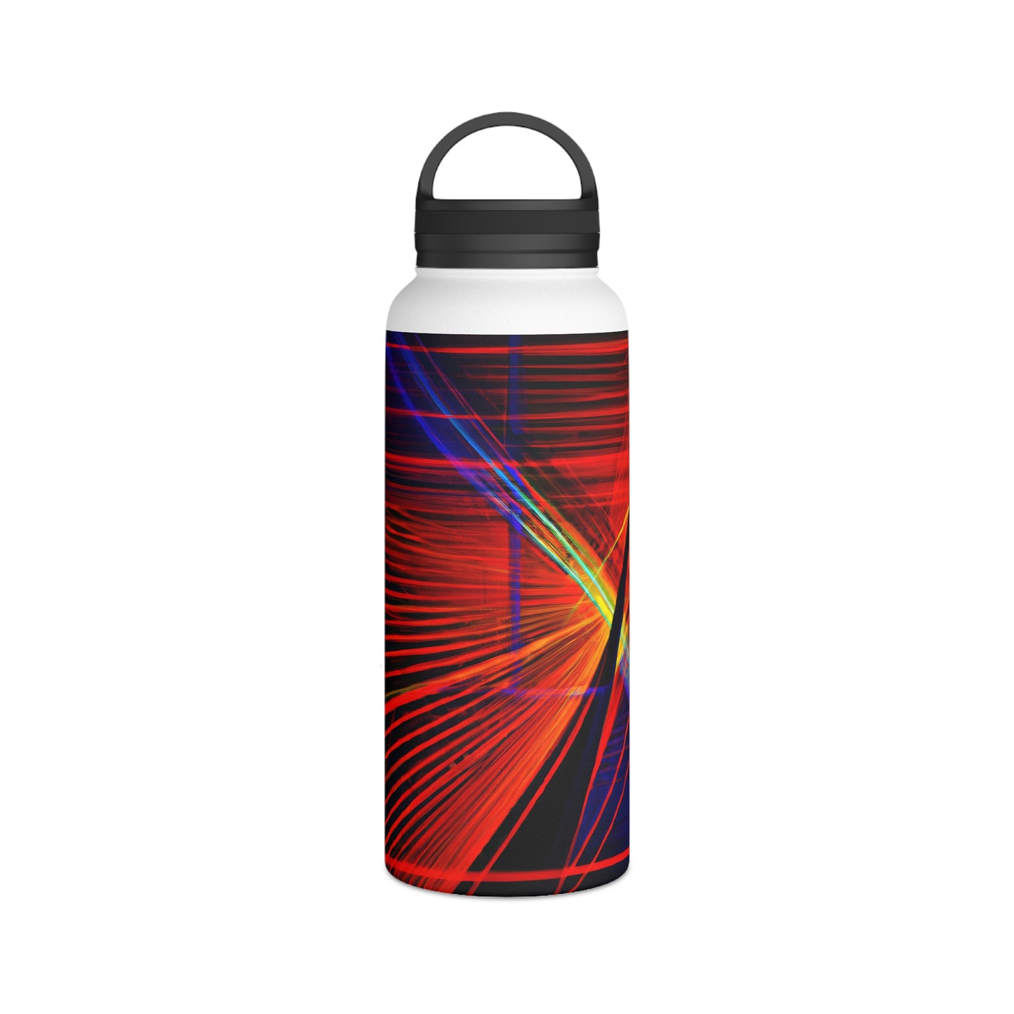 Evelyn Abernathy - Magnetic Force, Abstractly - Stainless Steel Water Bottle