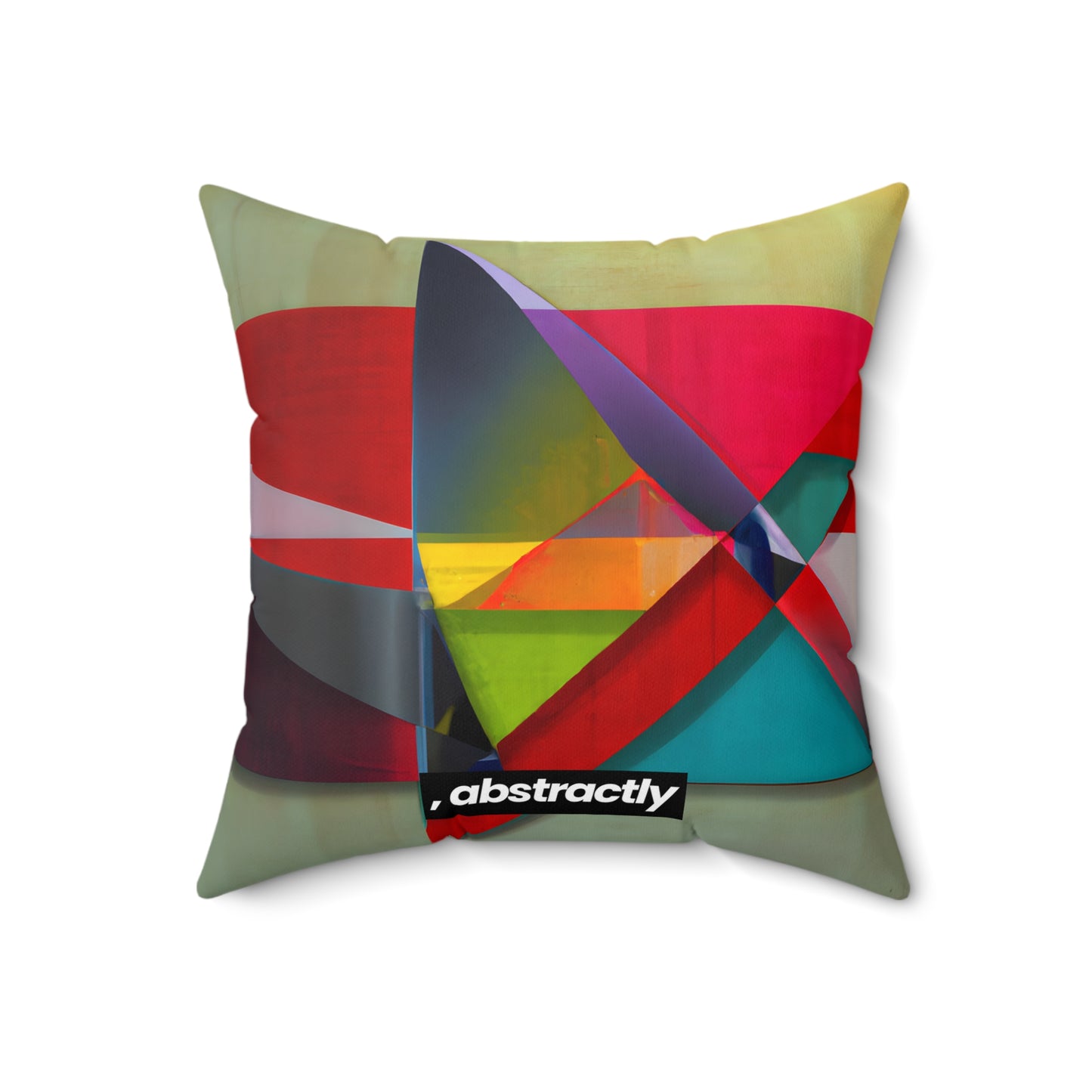 Thomas Sanderson - Friction Force, Abstractly - Faux Suede Throw Pillow