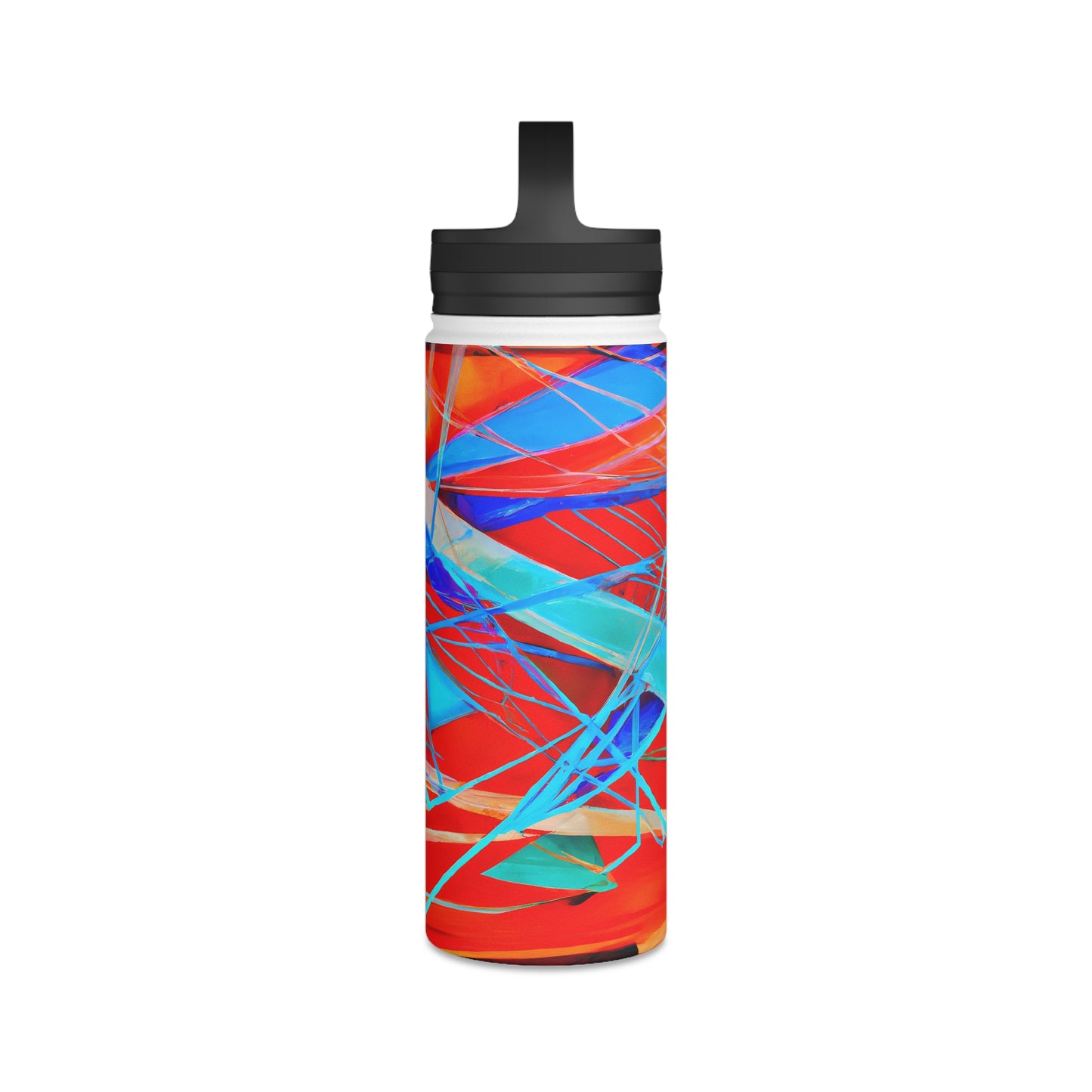 Darlene Roessler - Electric Force, Abstractly - Stainless Steel Water Bottle