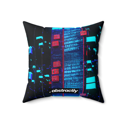 Vantage Ledger - Revenue, Abstractly - Faux Suede Throw Pillow