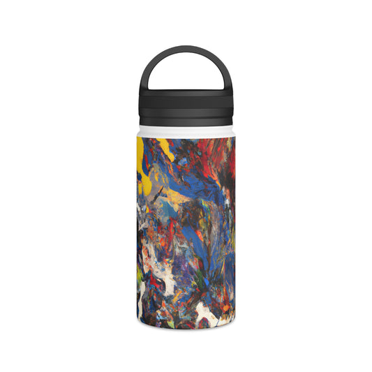 Amber Phosphorus Hexide - Chemistry, Abstractly - Stainless Steel Water Bottle