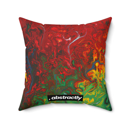 Ionisperse - Chemistry, Abstractly - Faux Suede Throw Pillow