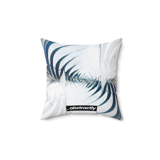 Cassandra Steller - Magnetic Force, Abstractly - Faux Suede Throw Pillow