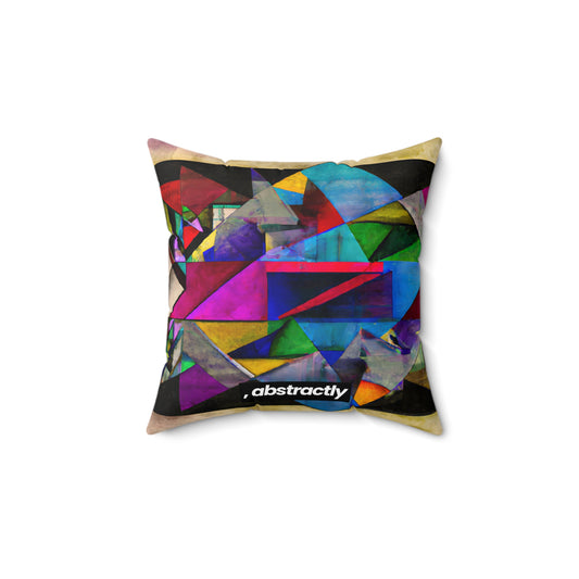 Lena Hartmann - Gravity Force, Abstractly - Faux Suede Throw Pillow