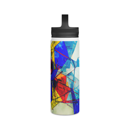 Geraldine Hallsworth - Tension Force, Abstractly - Stainless Steel Water Bottle