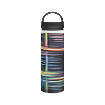 Mary Fermi - Air Resistance Force, Abstractly - Stainless Steel Water Bottle