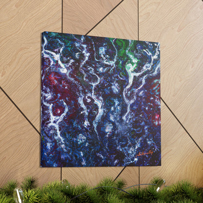 Violet Emission Oxide - Chemistry, Abstractly - Canvas