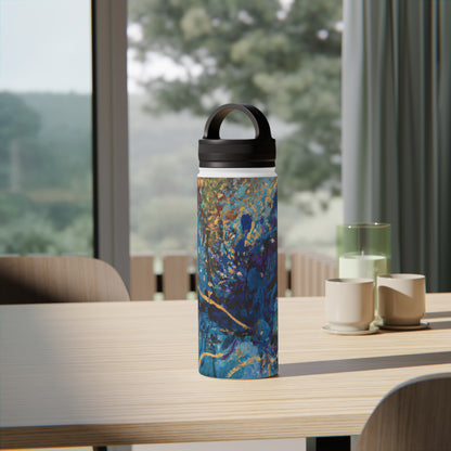 Auroflux Prismatite - Chemistry, Abstractly - Stainless Steel Water Bottle