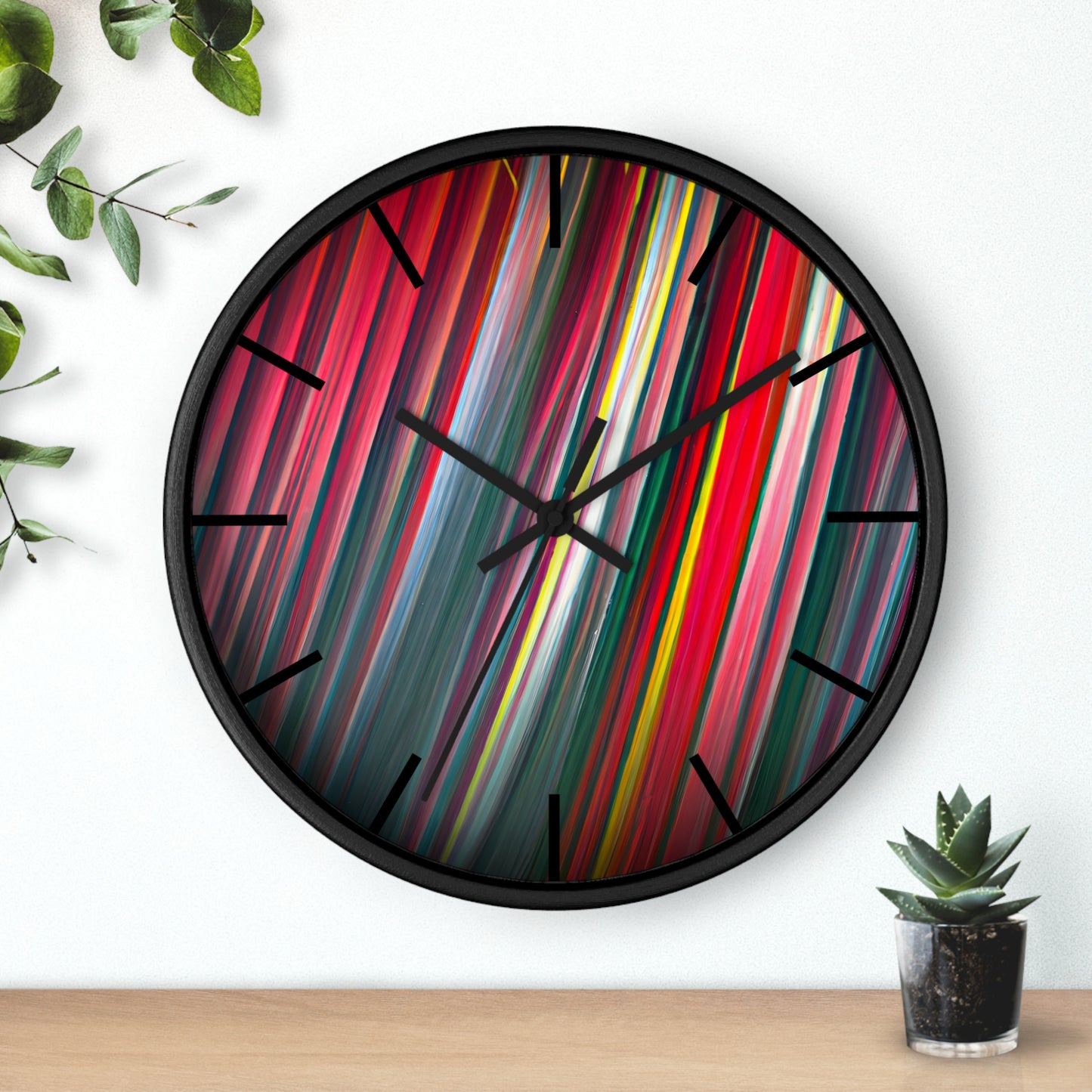 Sharon Bernstein - Air Resistance Force, Abstractly - Wall Clock