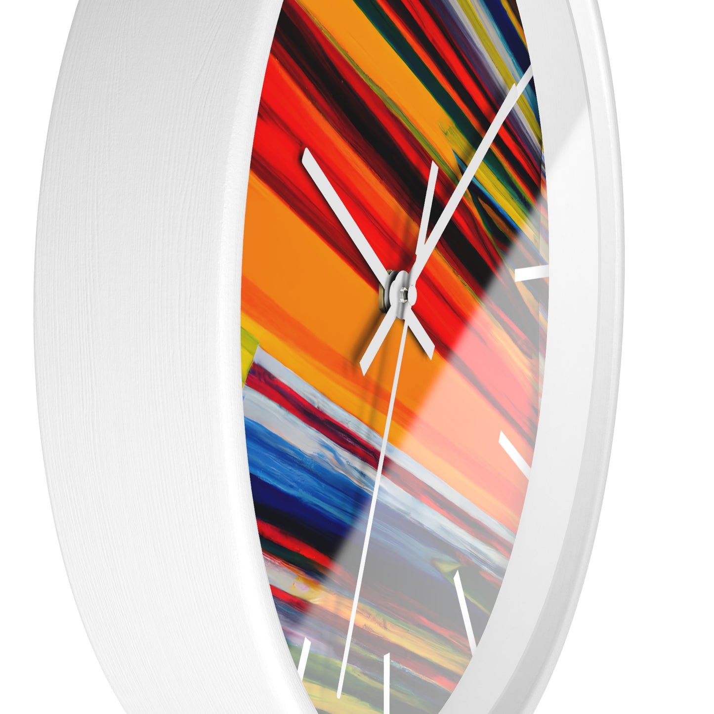 Carol Harwood - Friction Force, Abstractly - Wall Clock