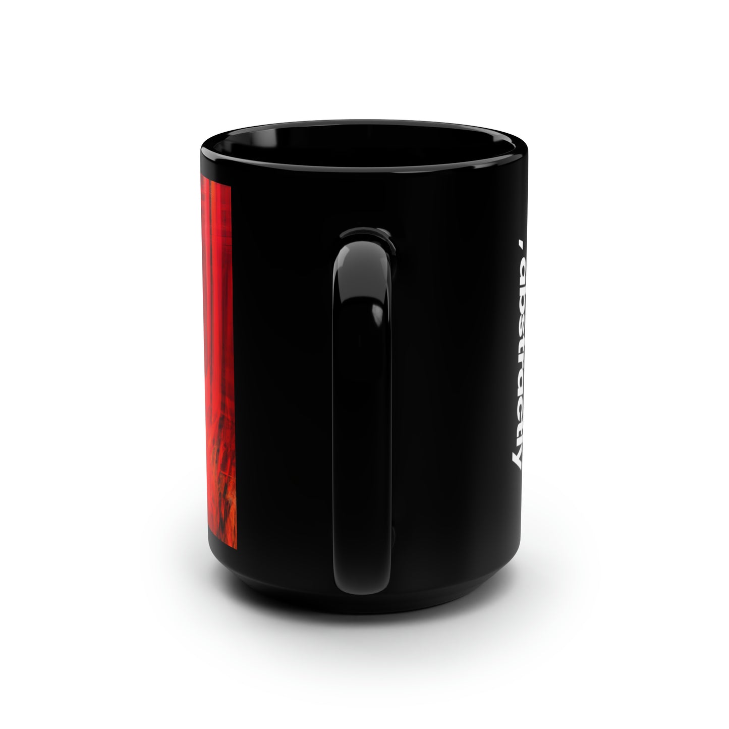 Veronica Chamberlain - Weak Force, Abstractly - Black Ceramic Mug 15oz