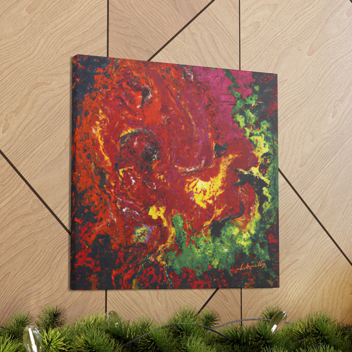 Johannsonite Crystal - Chemistry, Abstractly - Canvas