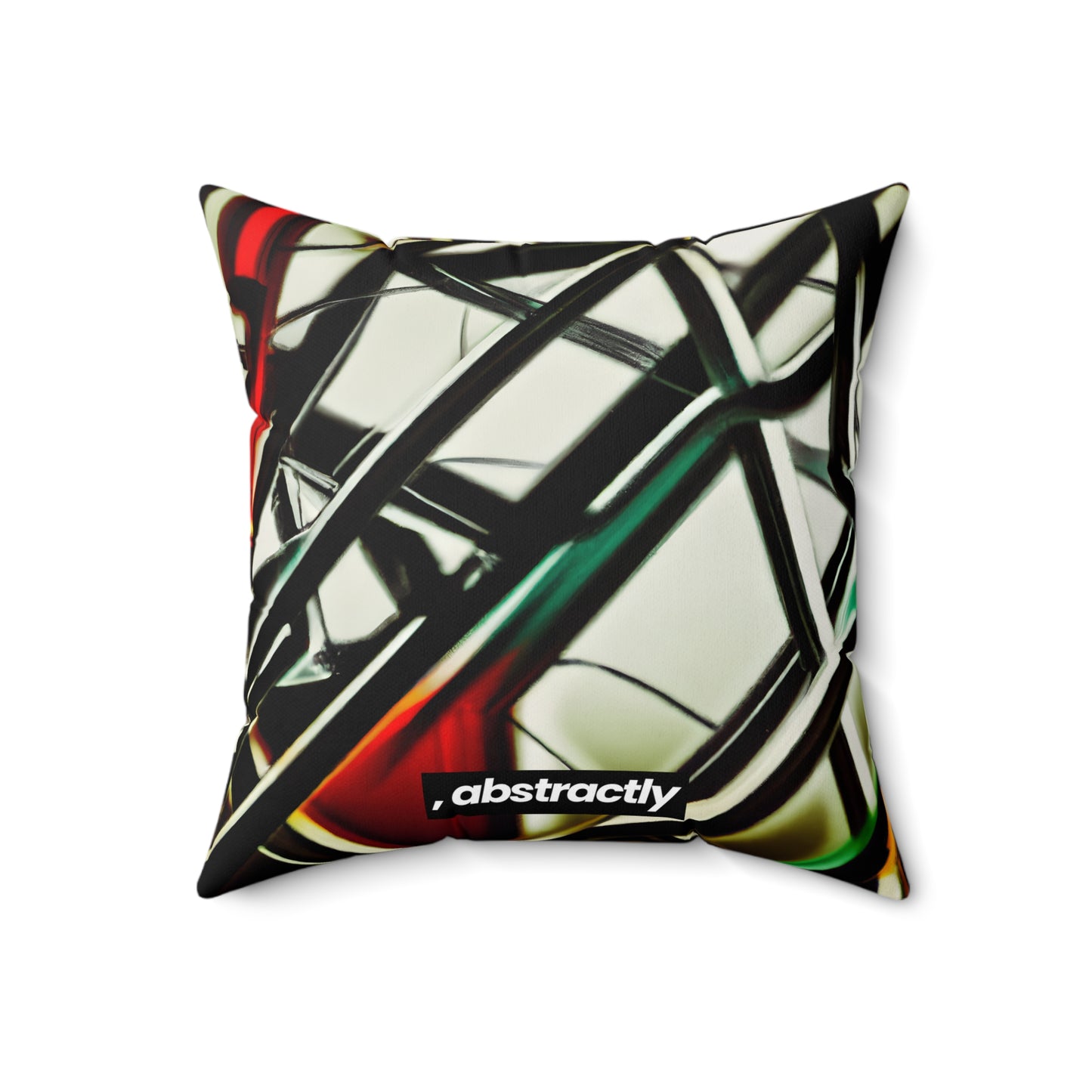 James Fenton - Applied Force, Abstractly - Faux Suede Throw Pillow