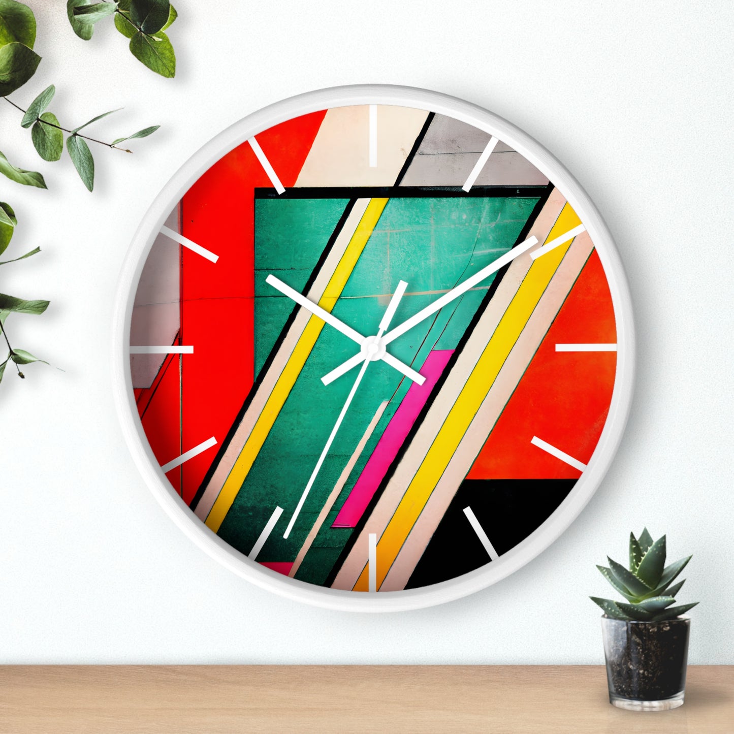 Lillian Rutherford - Gravity Force, Abstractly - Wall Clock