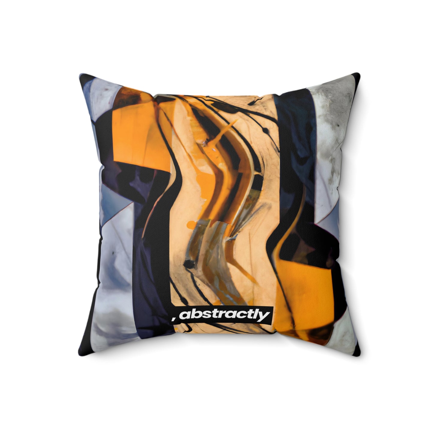 Rosalind Maxwell - Spring Force, Abstractly - Faux Suede Throw Pillow