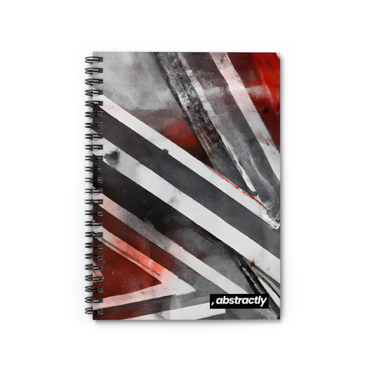 Ellis Porterfield - Tension Force, Abstractly - Spiral Notebook