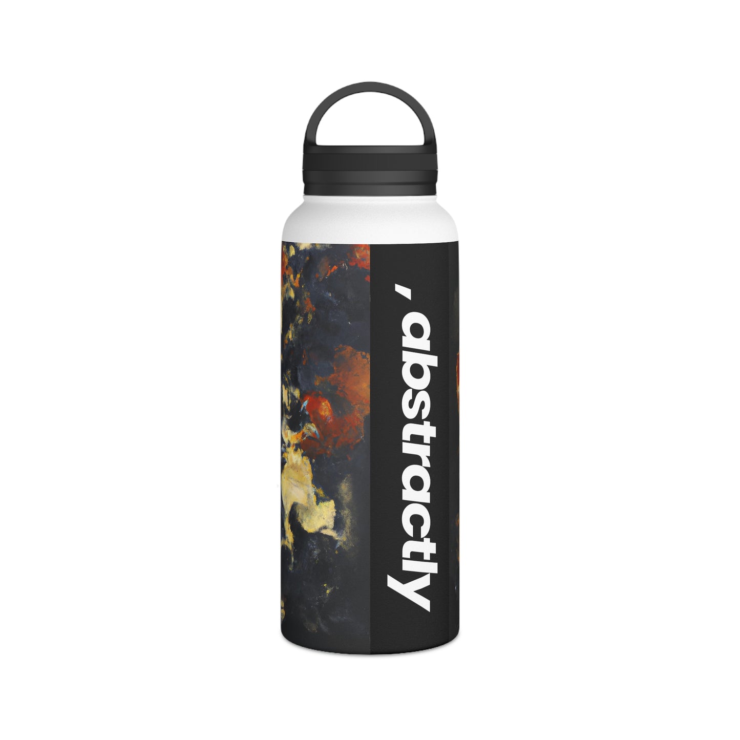 Neonexium Crystal - Chemistry, Abstractly - Stainless Steel Water Bottle