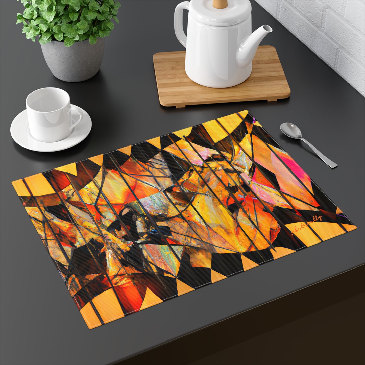 Dorothy Baxter - Magnetic Force, Abstractly - Placemat