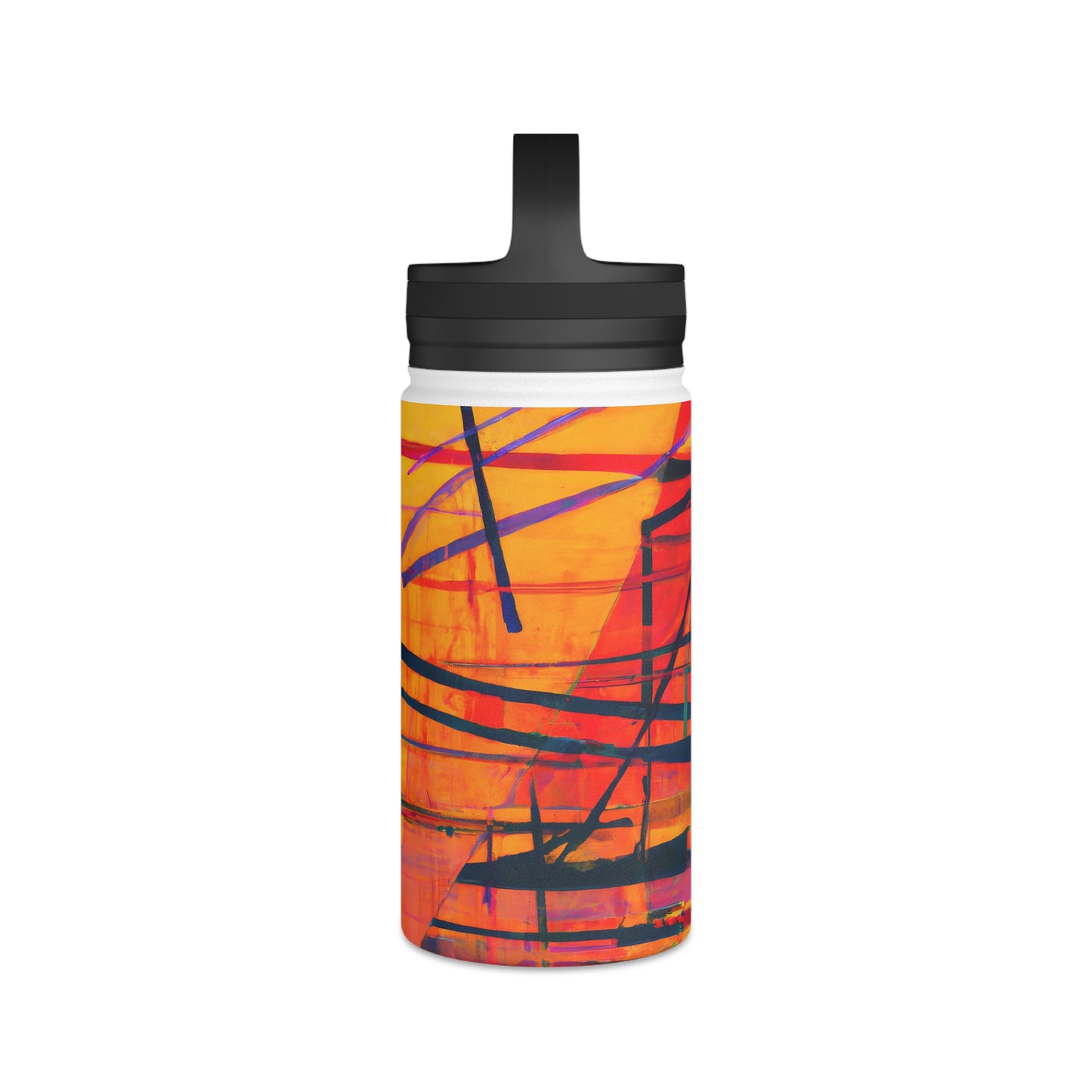 Alice Feldman - Electric Force, Abstractly - Stainless Steel Water Bottle