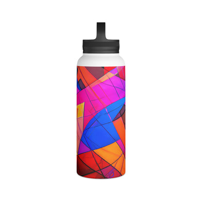 Frank Schroeder - Air Resistance Force, Abstractly - Stainless Steel Water Bottle