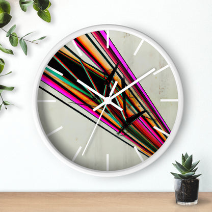 Carl Hartman - Air Resistance Force, Abstractly - Wall Clock