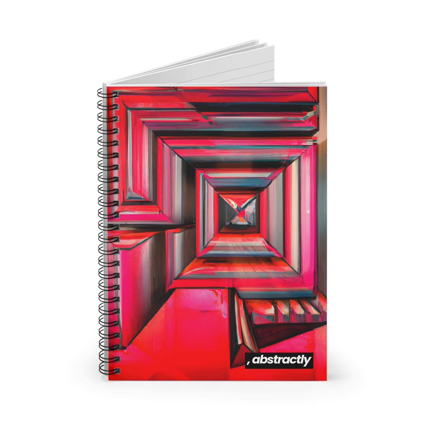 Leon Feldman - Magnetic Force, Abstractly - Spiral Notebook