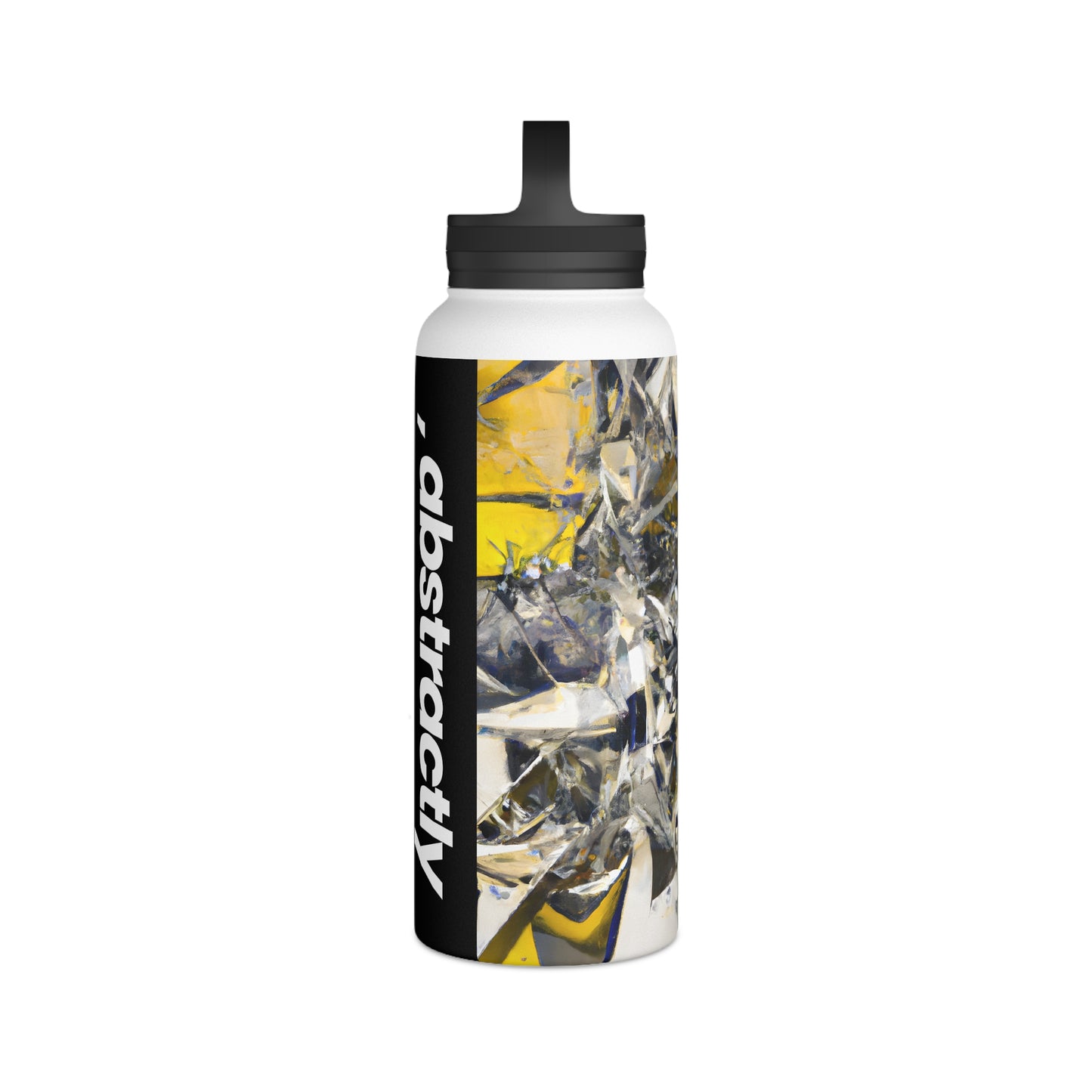 Donald Simmons - Friction Force, Abstractly - Stainless Steel Water Bottle