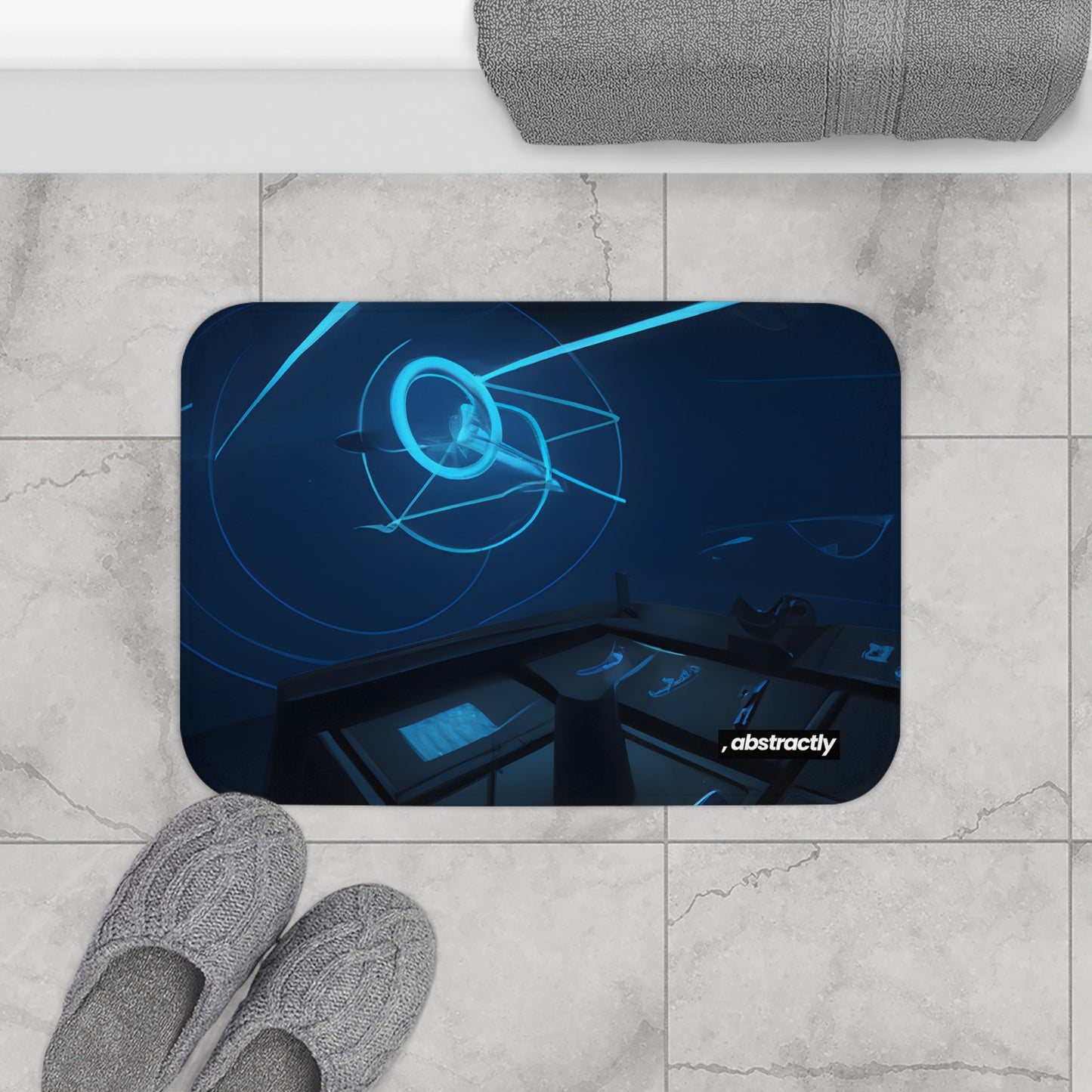 Vanguard Intellect - Debit, Abstractly - Bath Mat