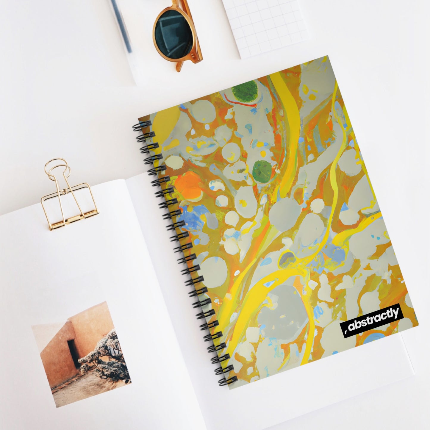 Heliofusionite - Chemistry, Abstractly - Spiral Notebook