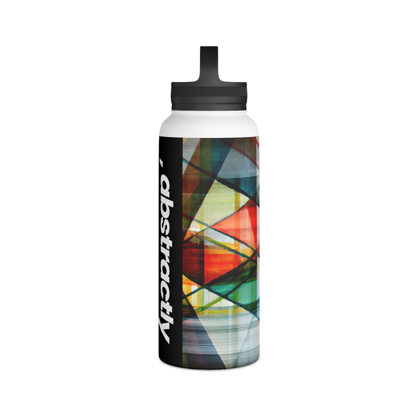 Lillian Czerny - Friction Force, Abstractly - Stainless Steel Water Bottle