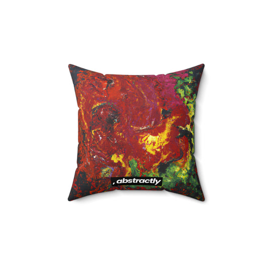 Johannsonite Crystal - Chemistry, Abstractly - Faux Suede Throw Pillow