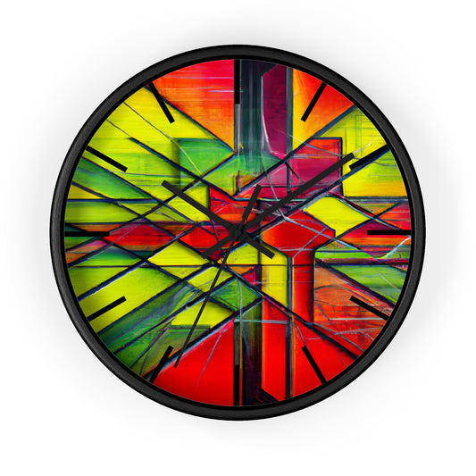 Rosalind Munroe - Electromagnetic Force, Abstractly - Wall Clock