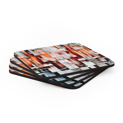 Vera Lockwood - Strong Force, Abstractly - Corkwood Coaster Set of 4