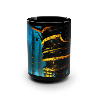 Valor Point - Capital, Abstractly - Black Ceramic Mug 15oz
