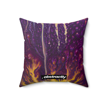 Luminous Etherium - Chemistry, Abstractly - Faux Suede Throw Pillow