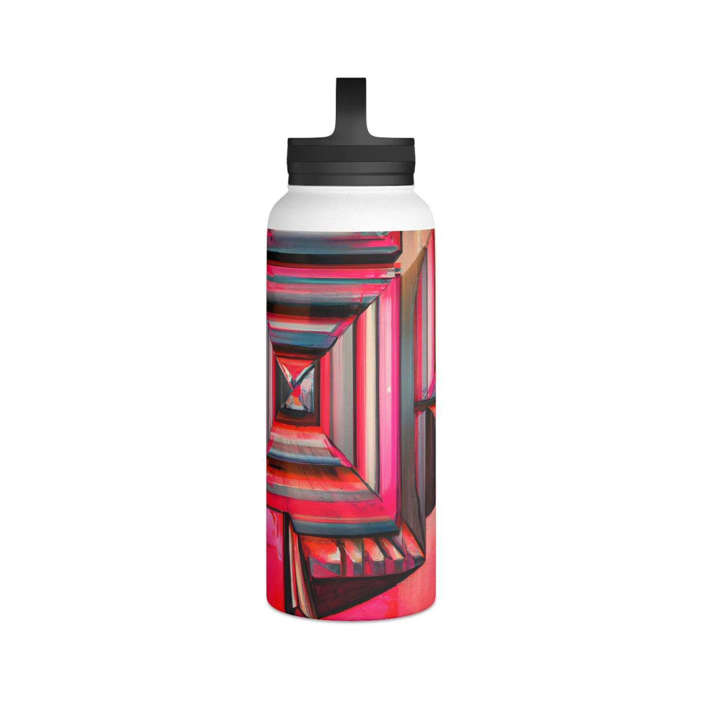 Leon Feldman - Magnetic Force, Abstractly - Stainless Steel Water Bottle