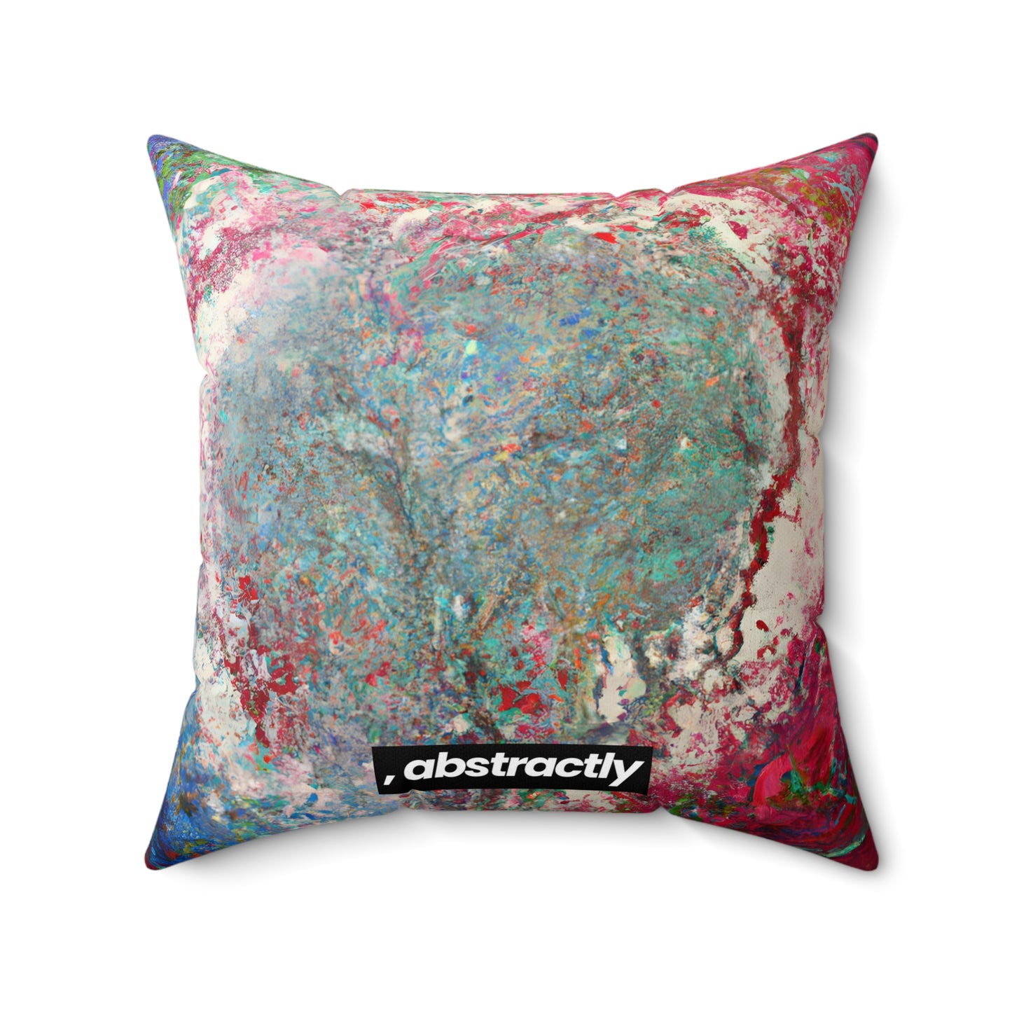 Vanadium Synthetite - Chemistry, Abstractly - Faux Suede Throw Pillow