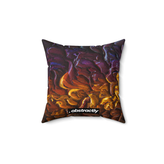 Galactonium Oxide - Chemistry, Abstractly - Faux Suede Throw Pillow