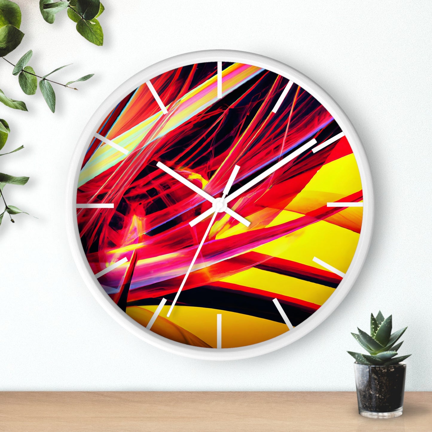 Vera Whitmore - Electromagnetic Force, Abstractly - Wall Clock