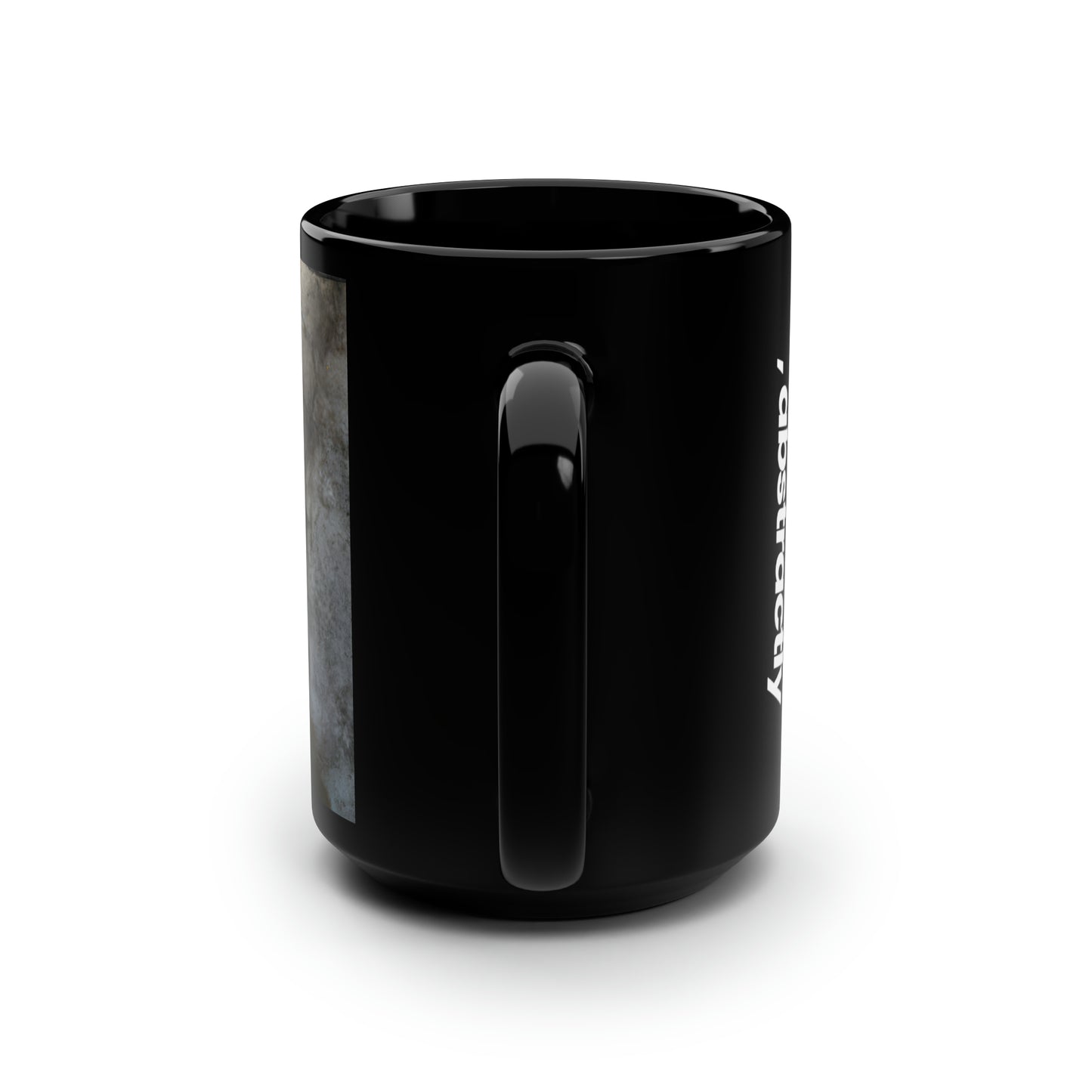 Theodore Calhoun - Spring Force, Abstractly - Black Ceramic Mug 15oz