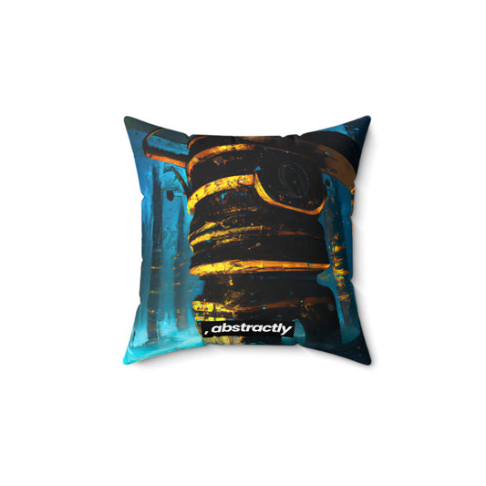 Valor Point - Capital, Abstractly - Faux Suede Throw Pillow