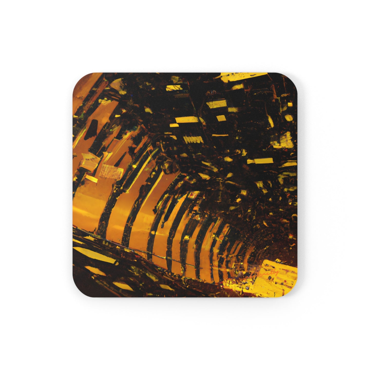 Vertex Financial - Depreciation, Abstractly - Corkwood Coaster Set of 4