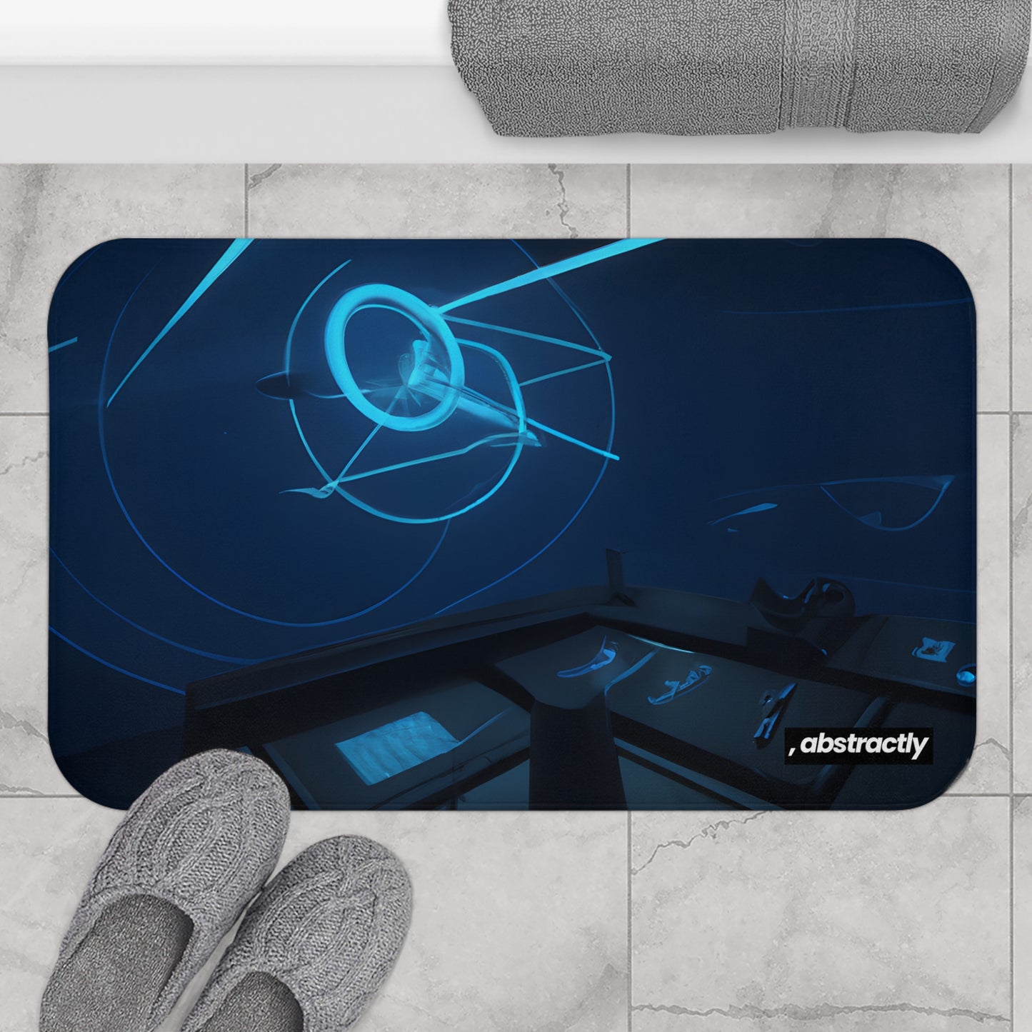 Vanguard Intellect - Debit, Abstractly - Bath Mat