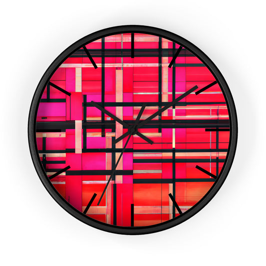 Adrian Kleinberg - Tension Force, Abstractly - Wall Clock