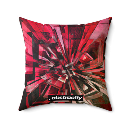 Loren Scott - Gravity Force, Abstractly - Faux Suede Throw Pillow