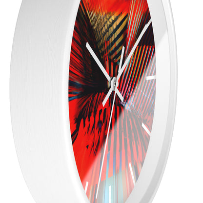 Oliver Maddox - Air Resistance Force, Abstractly - Wall Clock