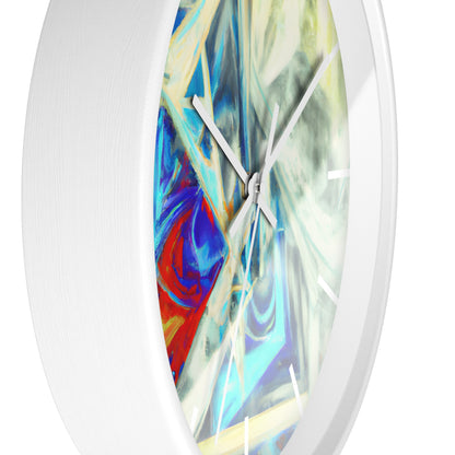 Clarissa Bohm - Electromagnetic Force, Abstractly - Wall Clock