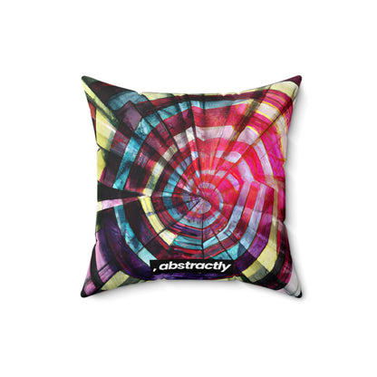 Vera Blackburn - Gravity Force, Abstractly - Faux Suede Throw Pillow