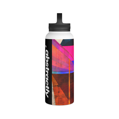 Marion Friesner - Strong Force, Abstractly - Stainless Steel Water Bottle